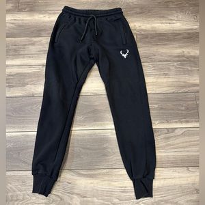 BuckedUp Mens Sweatpants | Black | Size M |